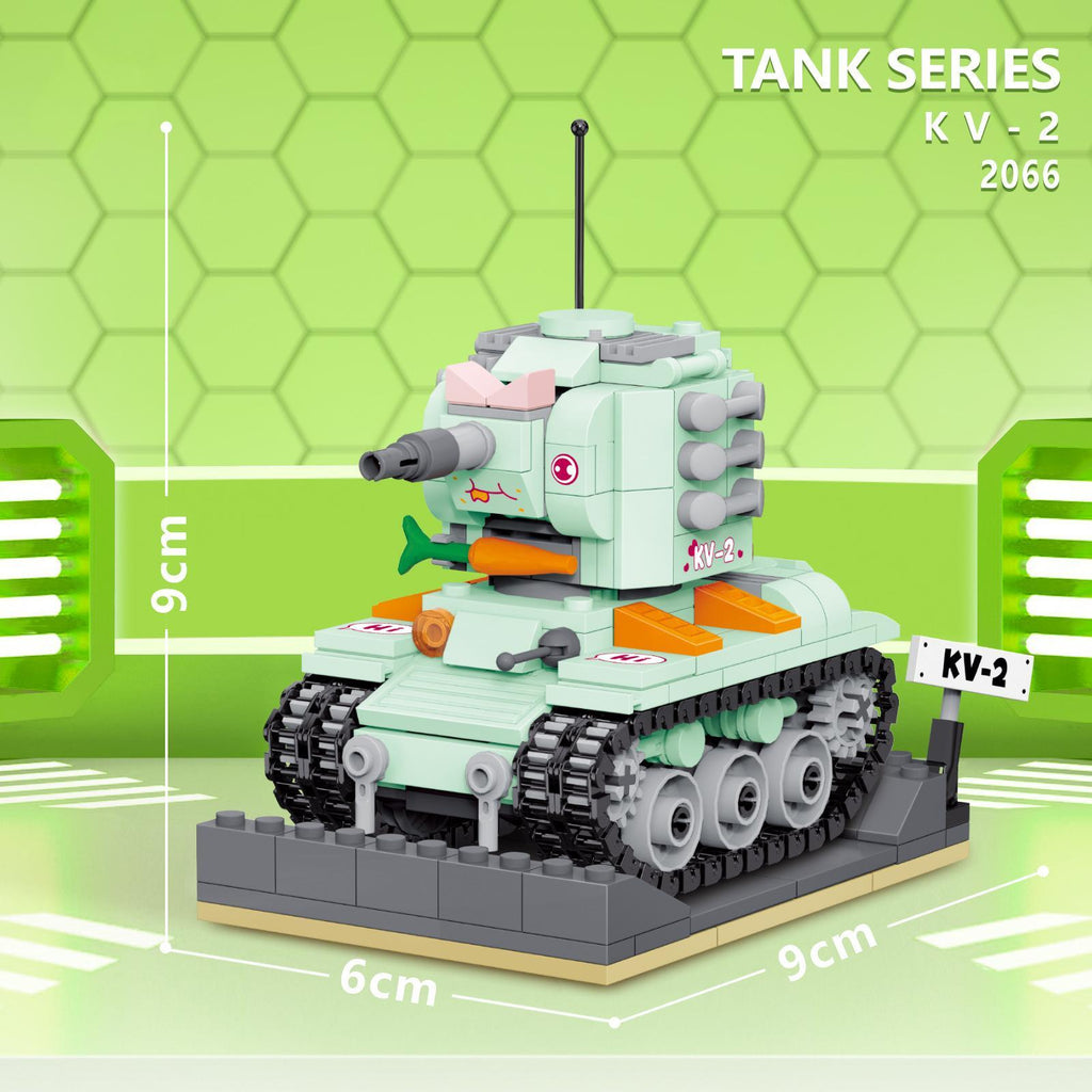 Cartoon Tanks & Aircraft Building Blocks