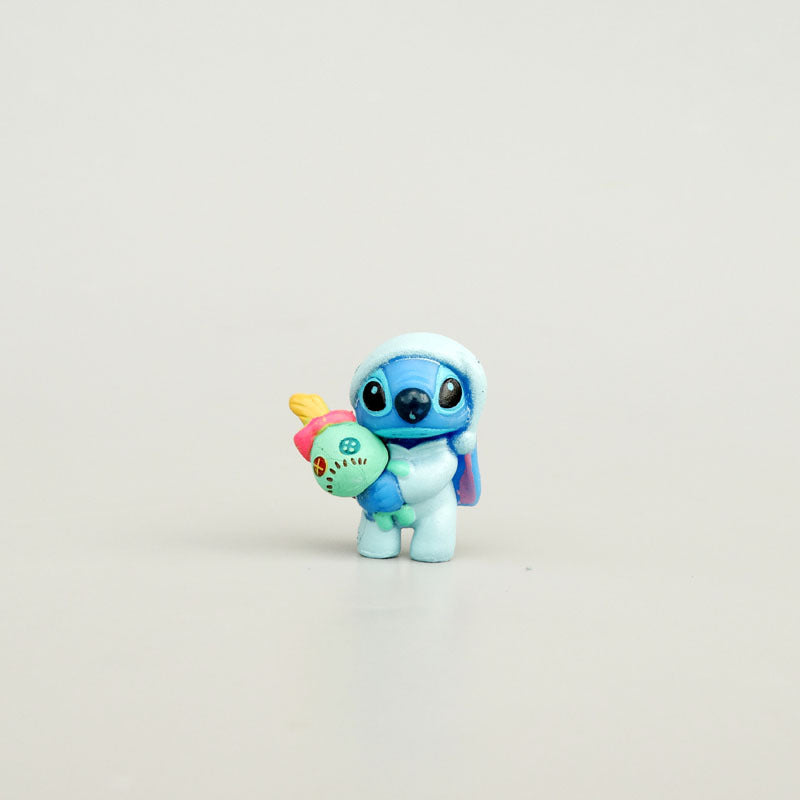 6pcs/set Disney Anime Lilo And Stitch Figures Toys Lovely Stitch