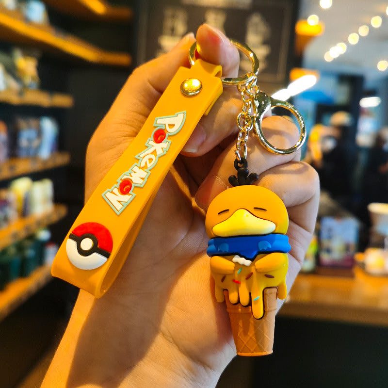 Pokemon Cute Ice Cream Keychain – Linoos