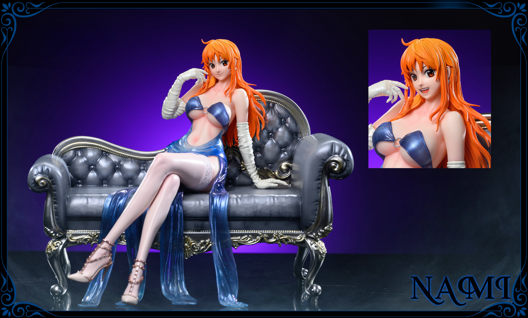 One Piece  Nami Sitting Position Statue