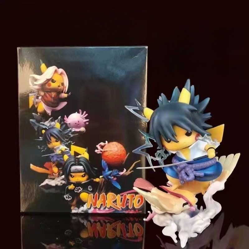 Pokemon Pikachu Cos Naruto Figures