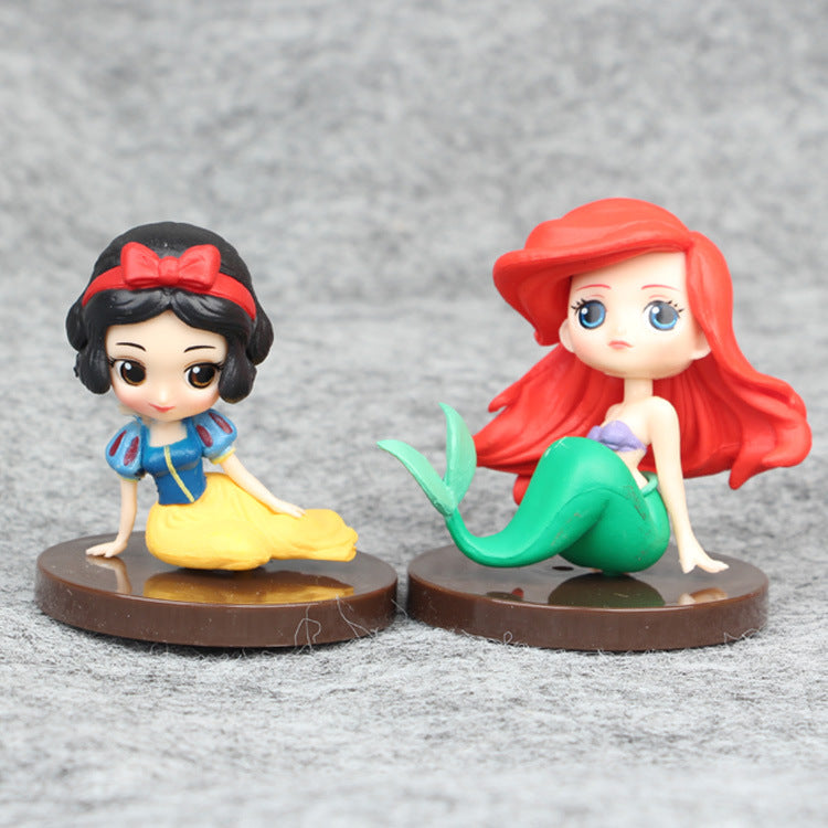 Fairy Tale Princess Series Cute Ornament 8pcs