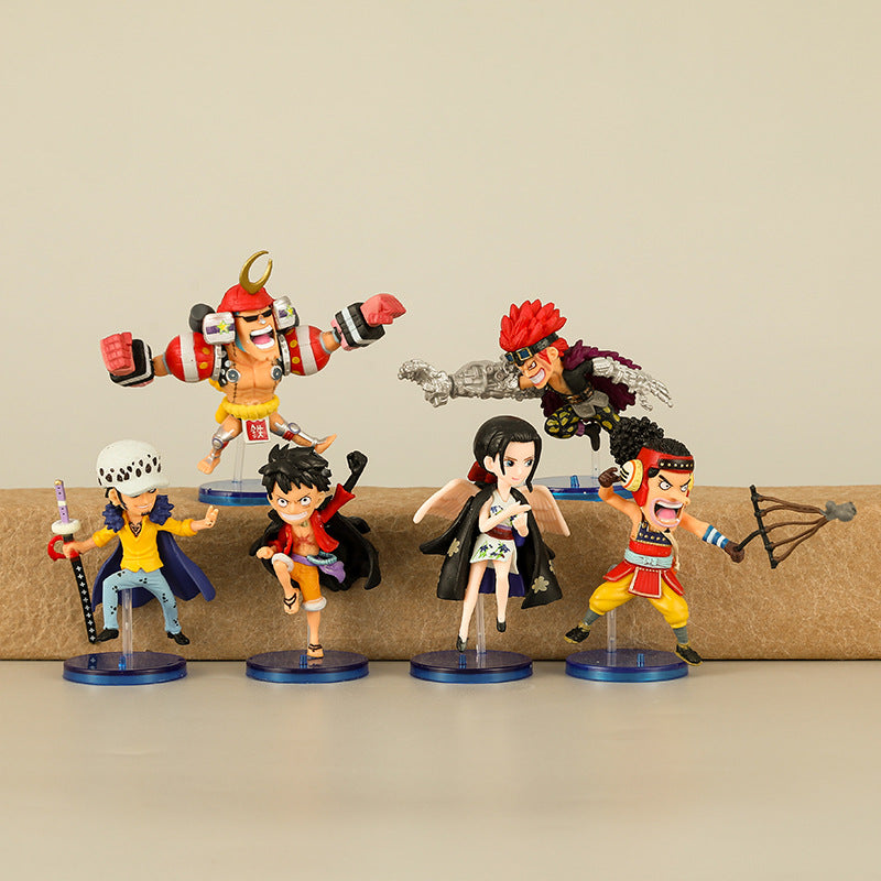 One Piece Cute Ornament 6pcs