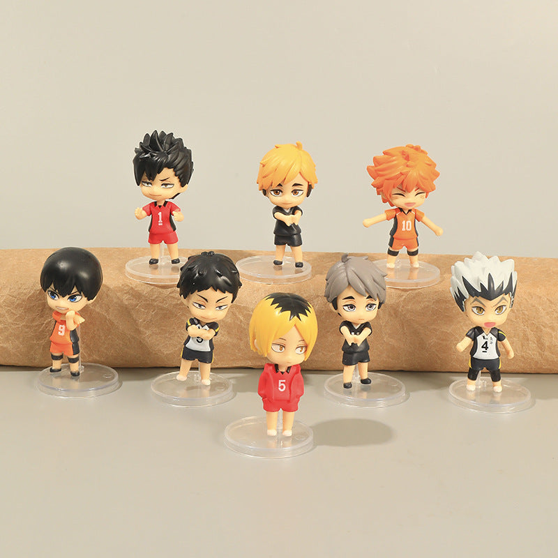 Haikyu!! Cute Ornament 8pcs