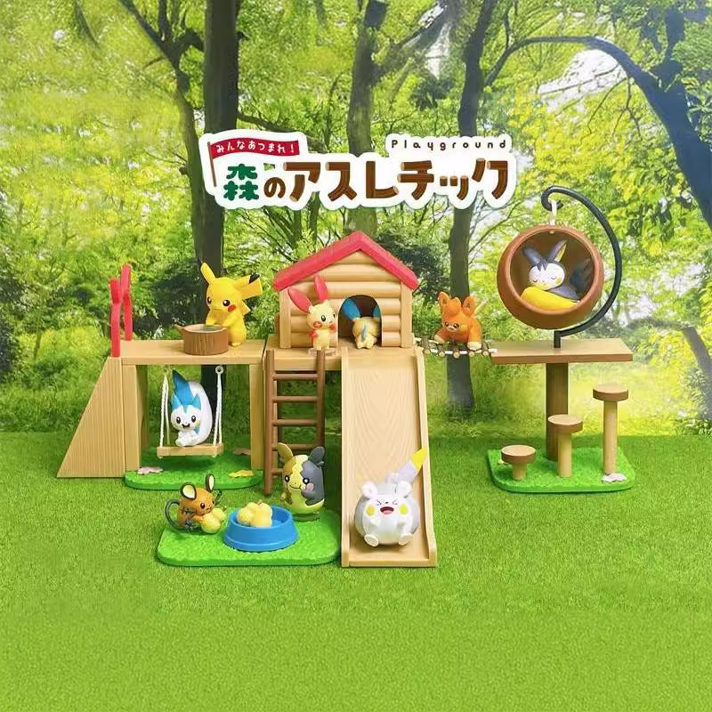 Pokemon Forest Playground Cute Ornament 6pcs