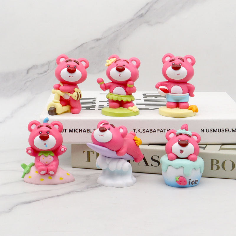 Toy Story Lotso Cute Ornaments 6pcs