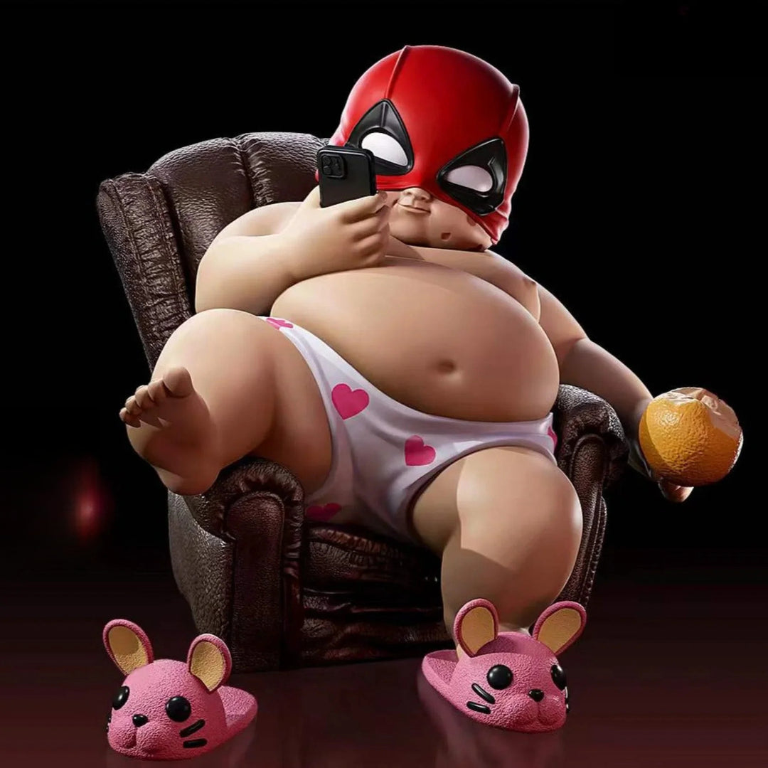 Superhero Deadpool Cute Figure