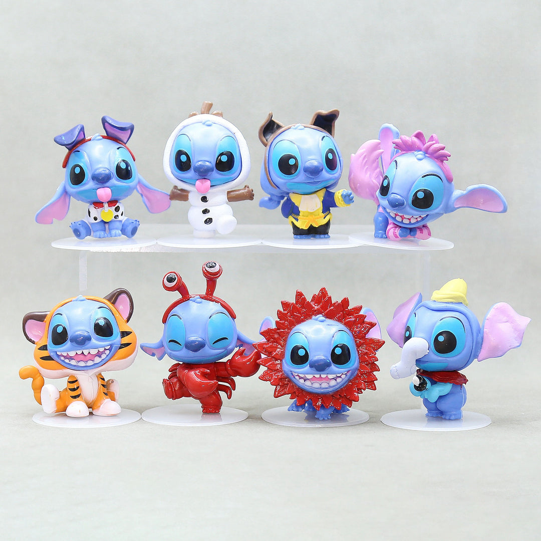 Lilo & Stitch Cosplay Cute Anniversary Ornament 6pcs