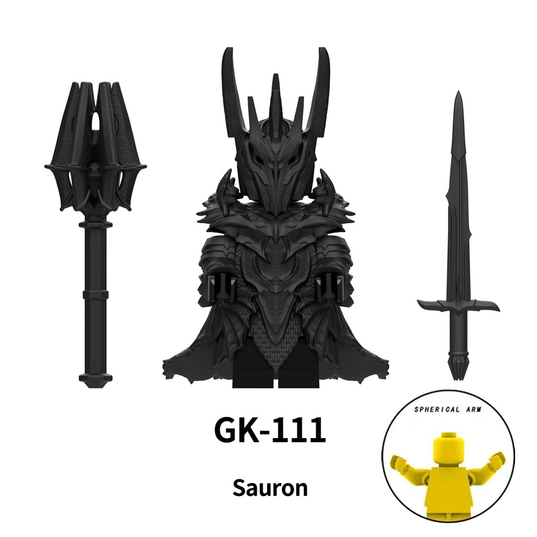 2025 New The Lord of the Rings Sauron Figure Building Blocks