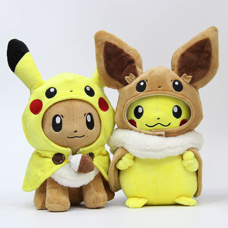 Pokemon Pikachu & Eevee Cute Plush Toys