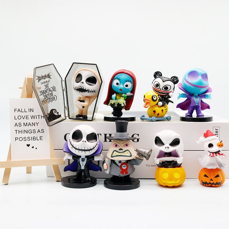 The Nightmare Before Christma Cute Figure 8pcs