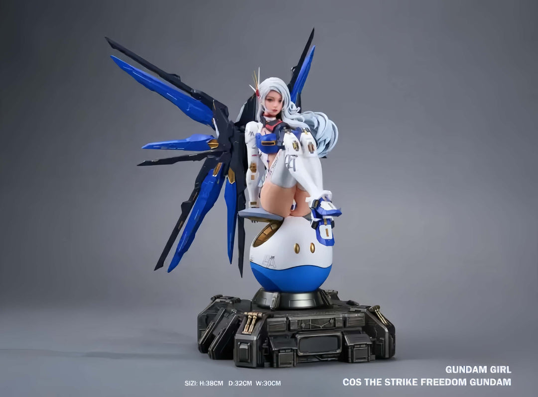 Gundam Series Gundam Girl Cos Strike Freedom Gundam Statue