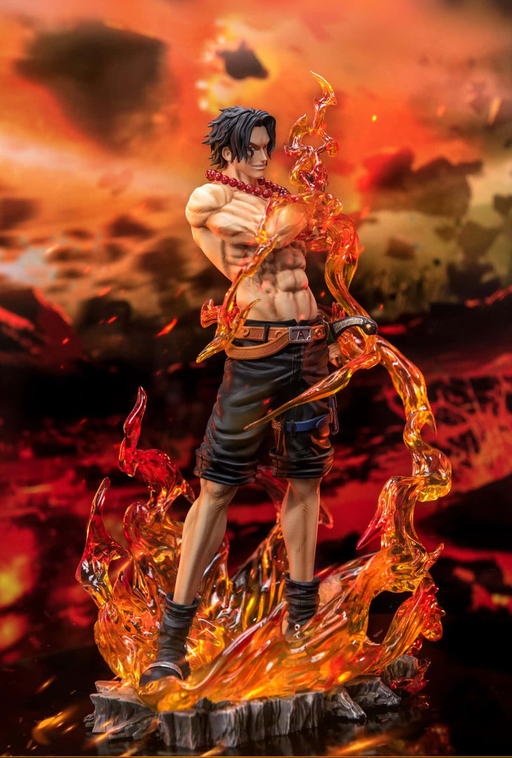 One Piece Flame Portgas D. Ace Statue(Buy 1 Free 1)