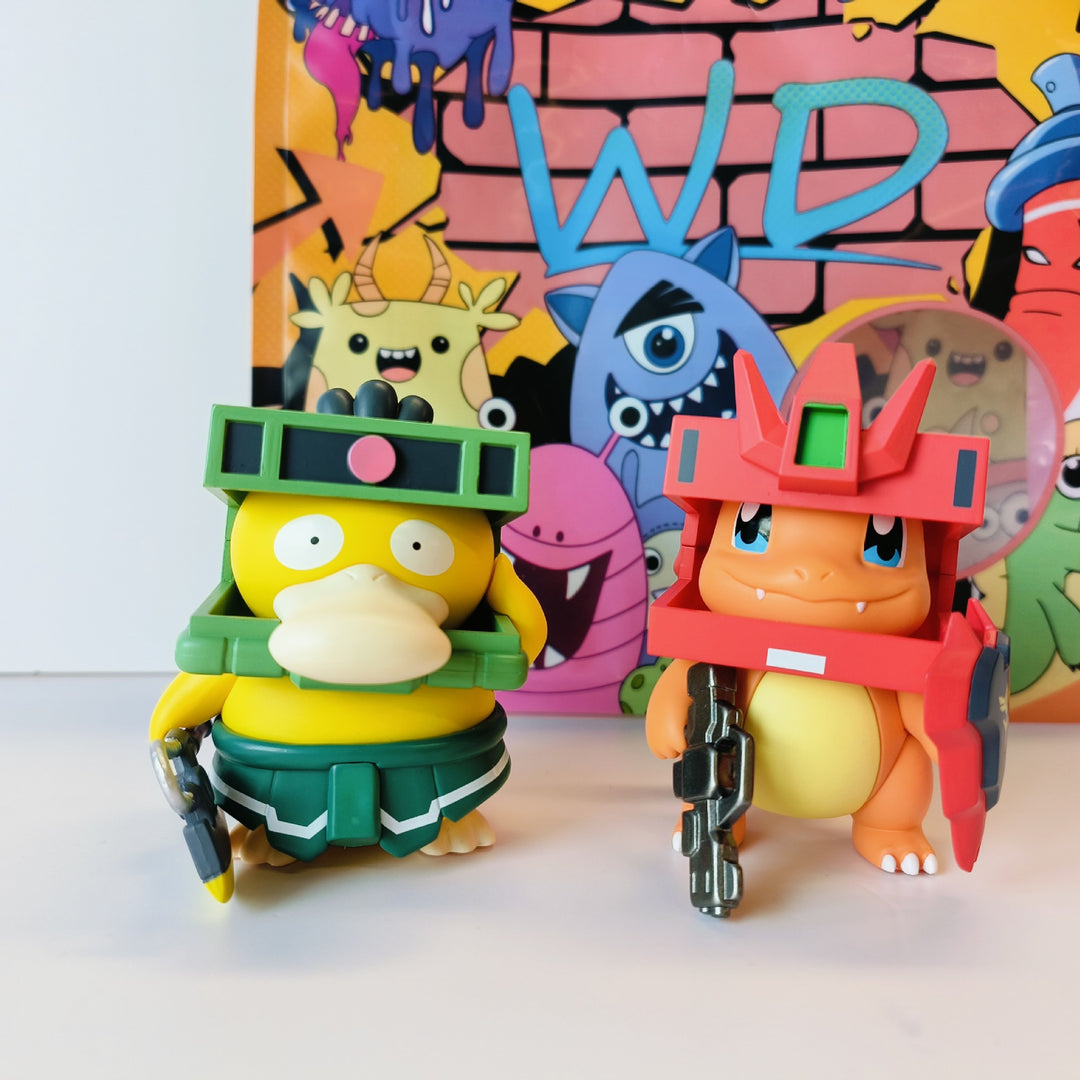 2025 New Pokemon Cos Gundam Cute Ornaments