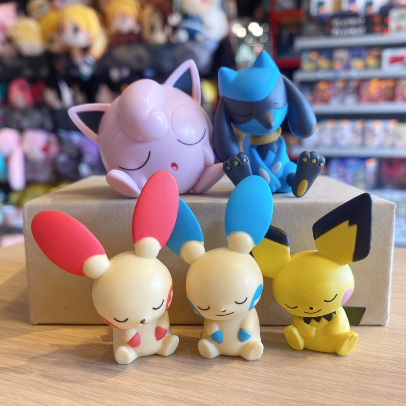 Pokemon Sleeping Cute Figure 5pcs