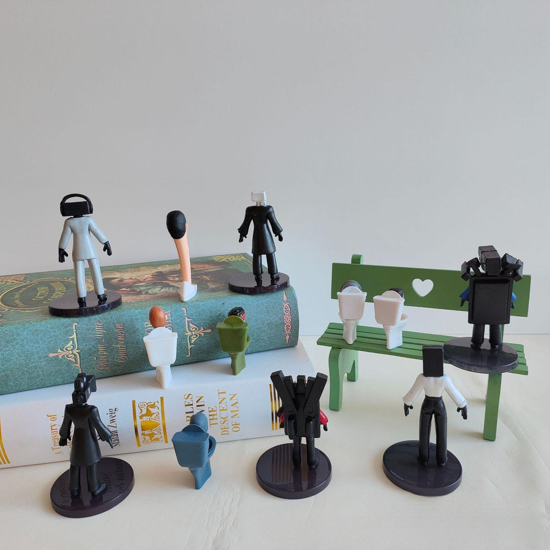 Skibidi Toilet Cute Figures 12pcs