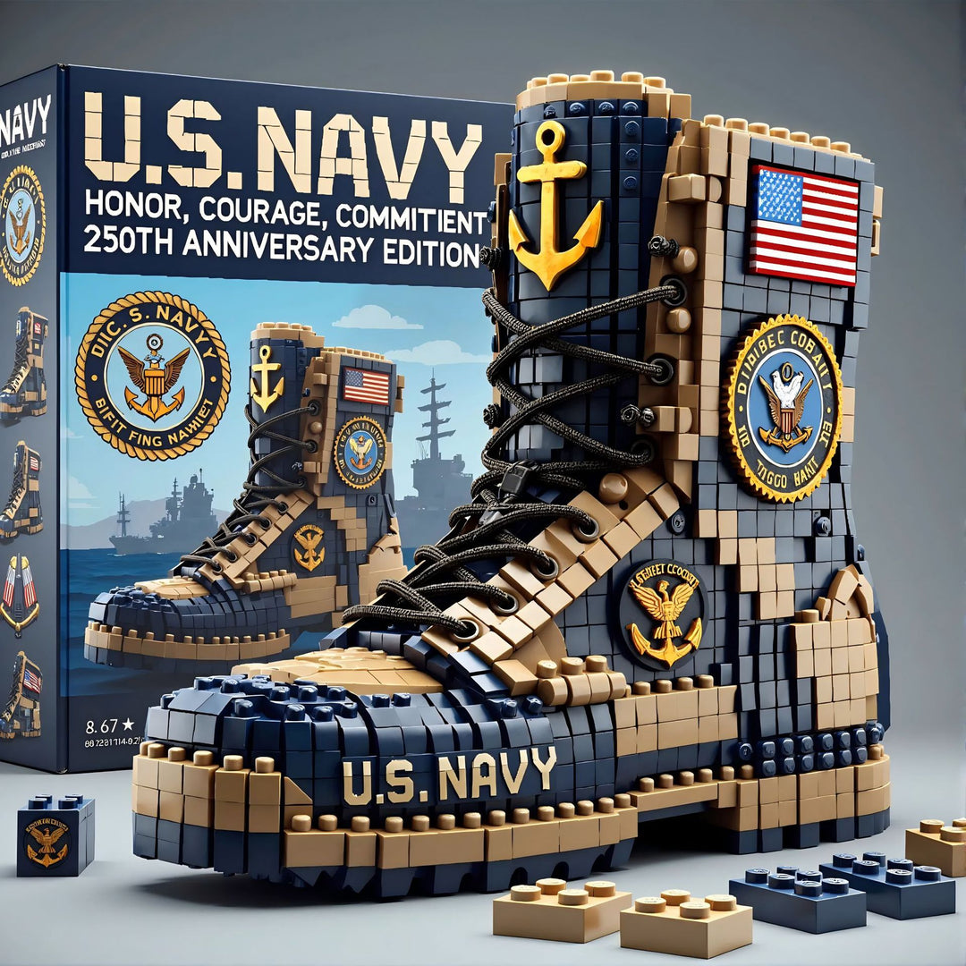 2025 New Military Series Boot Models Building Blocks