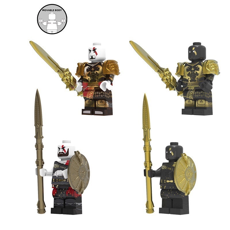 2025 New God Of War Figure Building Blocks