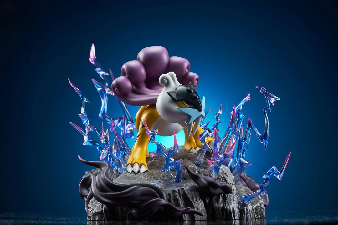 Pokemon Three Legendary Beasts Raikou Statue