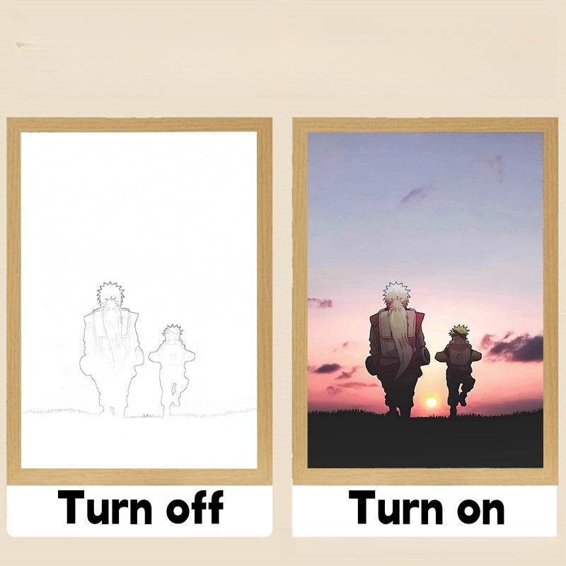 Naruto Memorial Light Painting