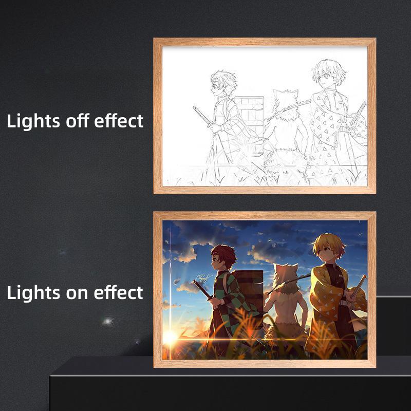 Anime Demon Slayer Memorial Light Painting