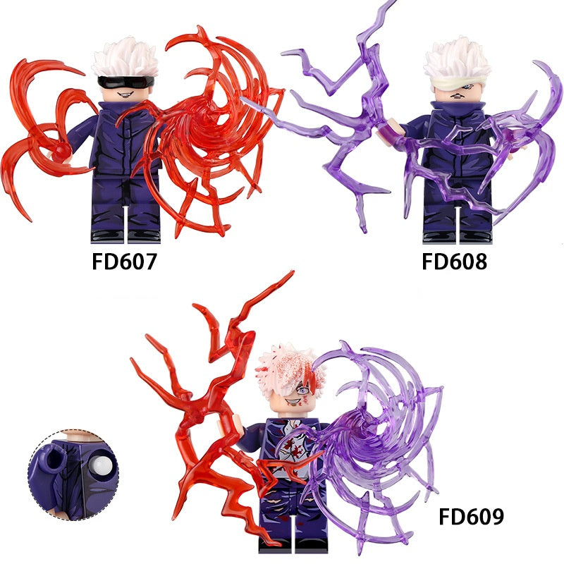 2025 New Jujutsu Kaisen Gojo Satoru Figure Building Blocks