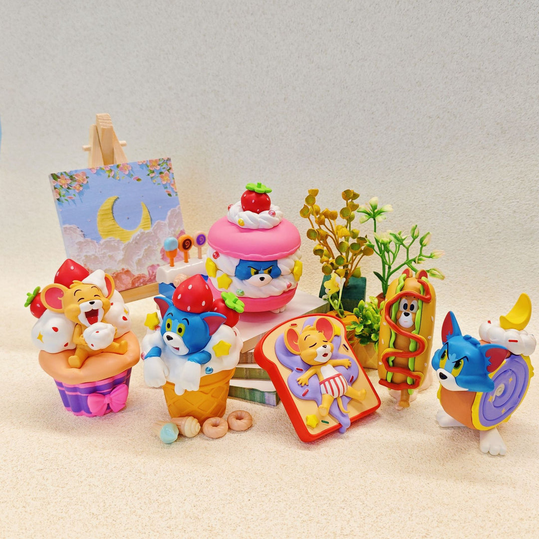 Tom and Jerry Cute Ornament 6pcs