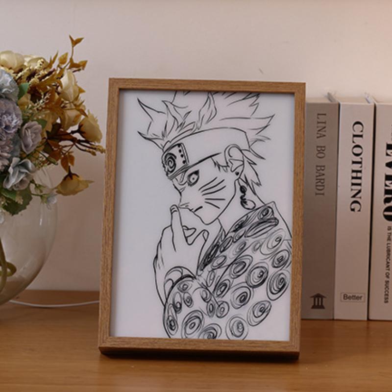 Anime Naruto Memorial Light Painting