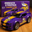 2025 New Football Team Building Blocks Car