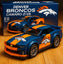 2025 New Football Team Building Blocks Car