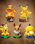 Pokemon First Generation 3 Starter Pokemon Figures