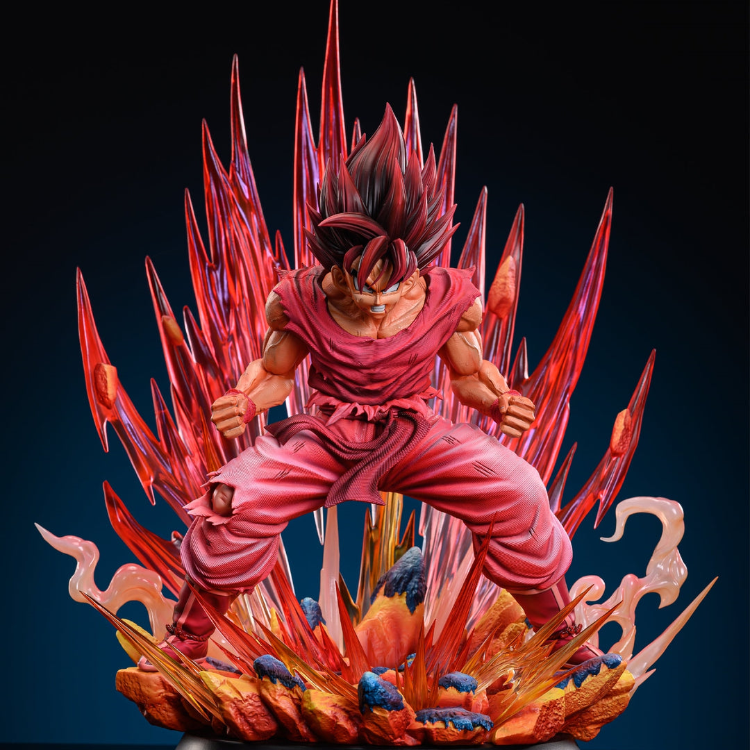 Dragon Ball Z Goku Kaio-ken Statue