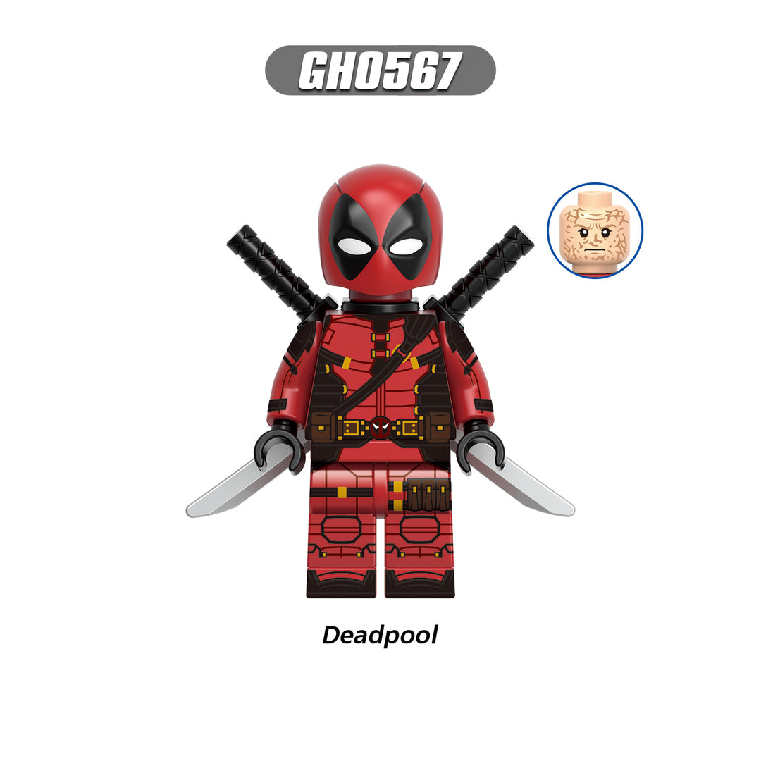 2024 New Deadpool & Wolverine Figure Building Blocks