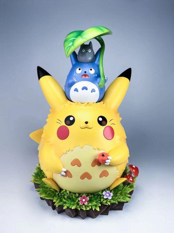 Pokemon Pikachu X My Neighbor Totoro Figures