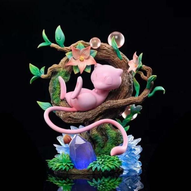 Pokemon Mew & Mewtwo Lighting Statue