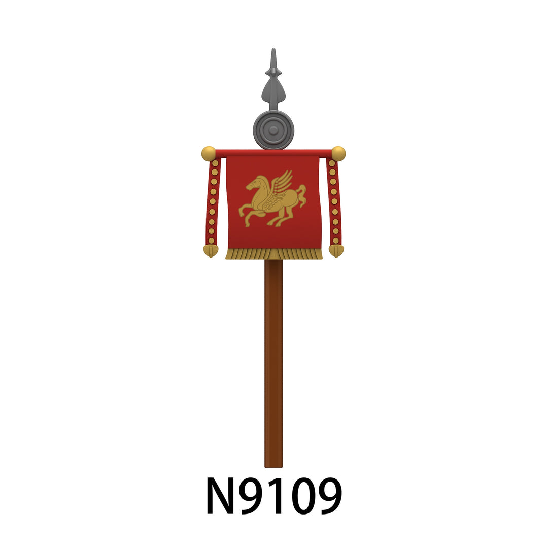 2025 New Middle Ages Roman Flag Figure Building Blocks Set