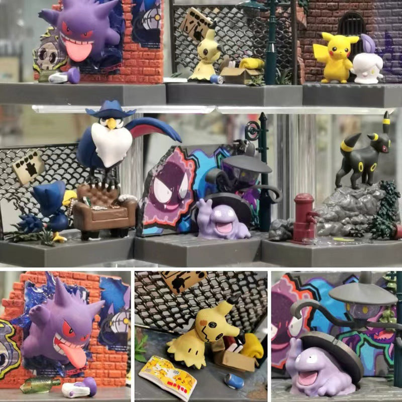 Pokemon Dark Town Collector's Edition Figures 6pcs