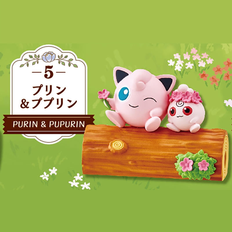 Pokemon Friendship Stump Cute Ornament 6pcs