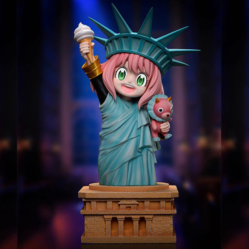 SPY×FAMILY Anya Forger Statue Of Liberty Cute Figures