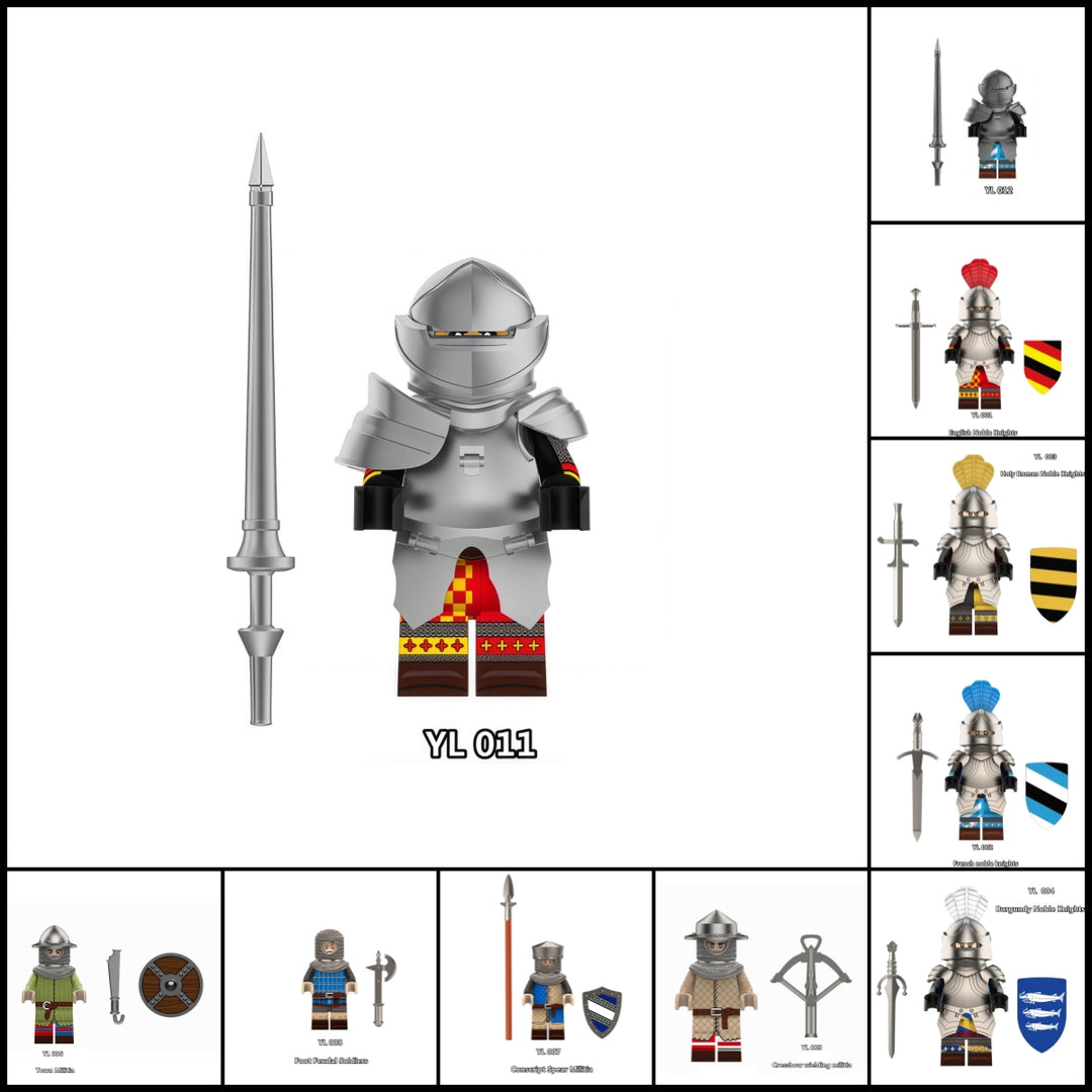 2025 New Middle Ages Figure Building Blocks