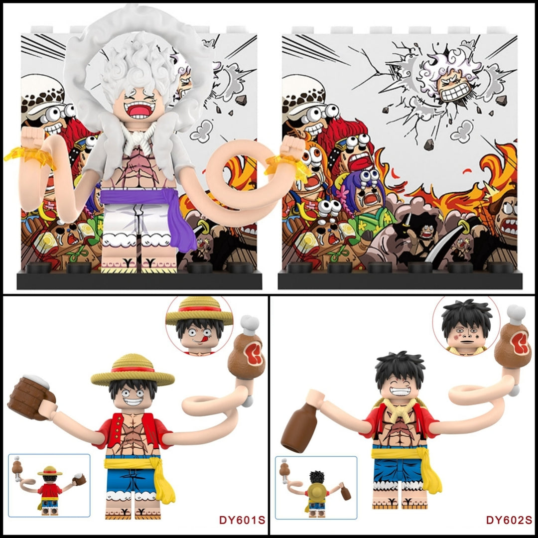 2025 New One Piece Luffy Figure Building Blocks
