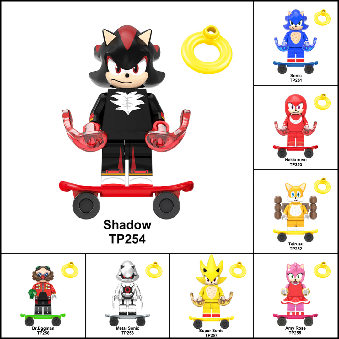2025 New Sonic the Hedgehog Figure Building Blocks