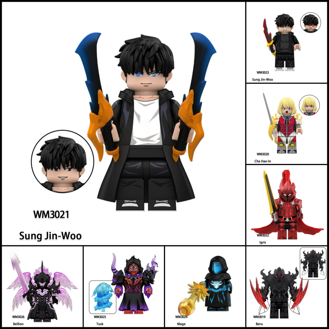 2025 New Solo Leveling Figure Building Blocks