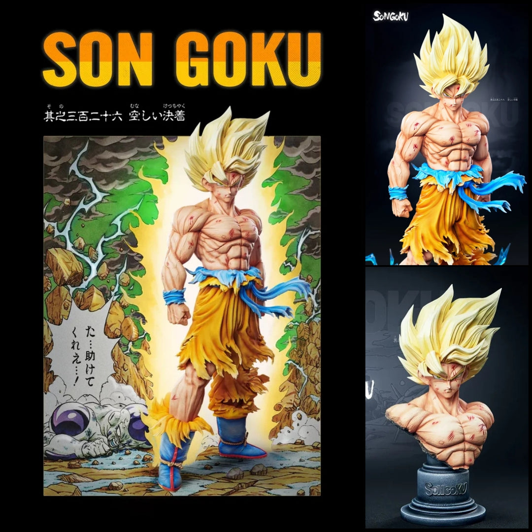 Dragon Ball Z Super Saiyan Son Goku Statue(Buy 1 Free 1)