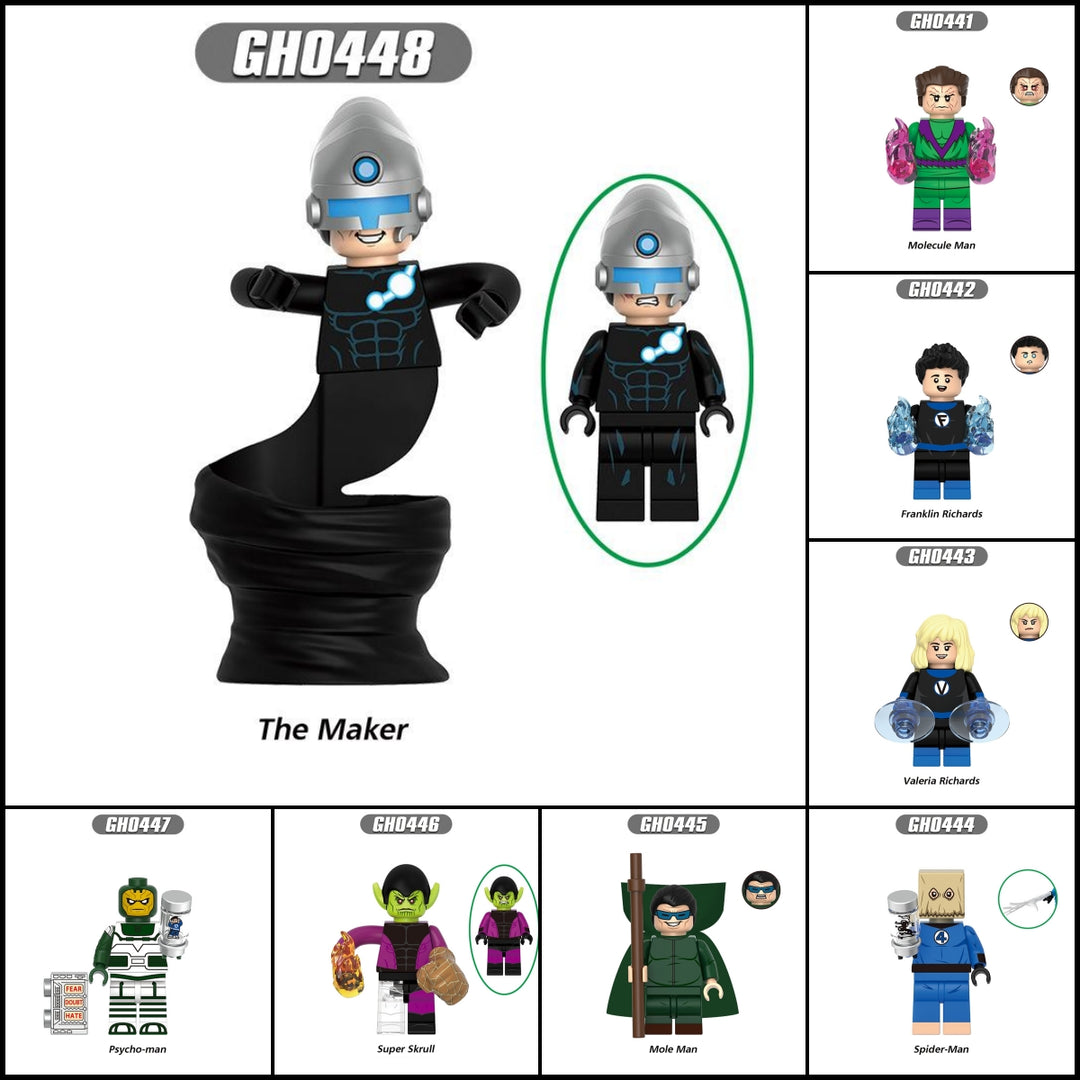 2025 New The Fantastic Four: First Steps Figure Building Blocks