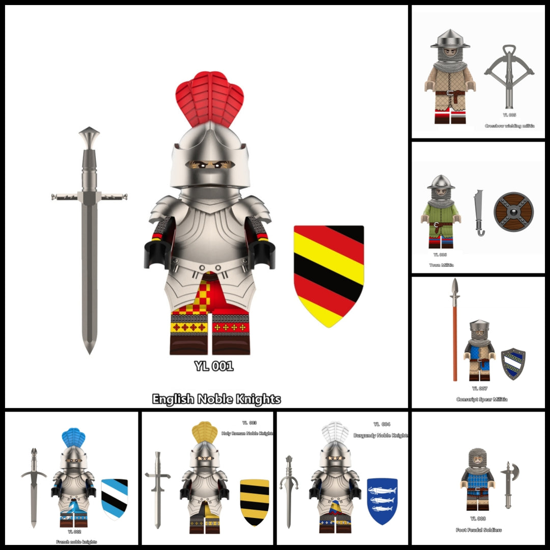 2025 New Middle Ages Figure Building Blocks