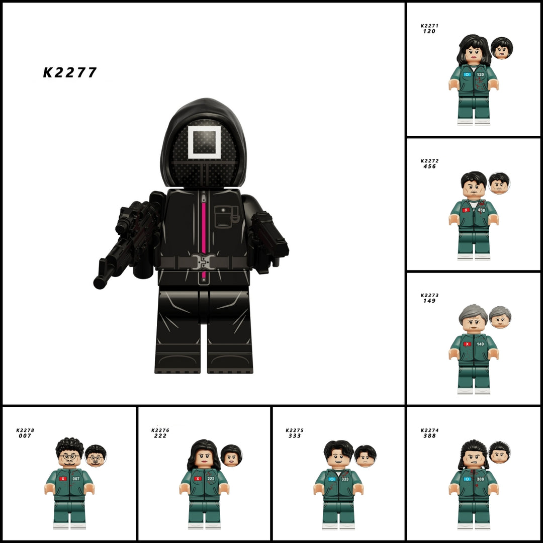 2025 New Squid Game Figure Building Blocks