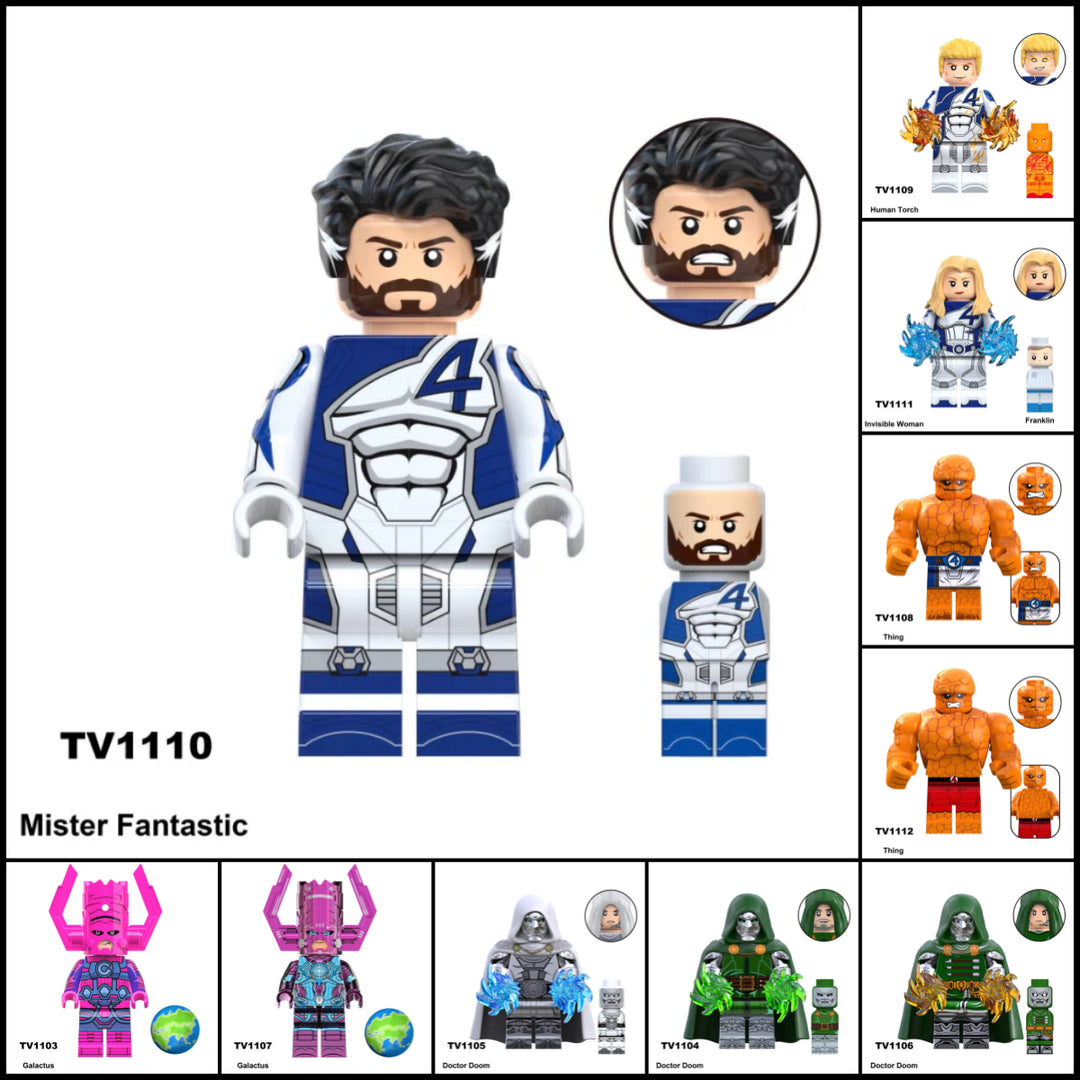 2025 New The Fantastic Four: First Steps Figure Building Blocks