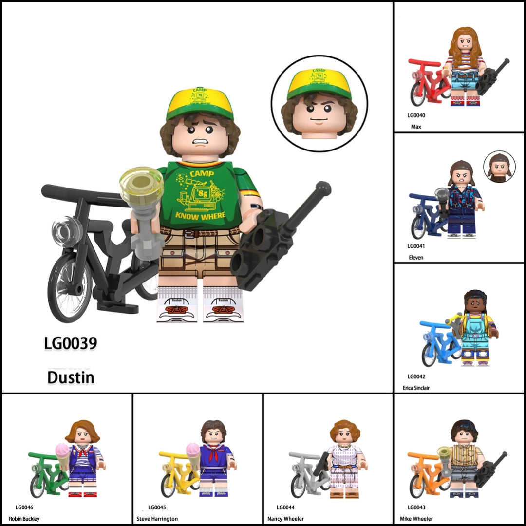 2025 New Stranger Things Figure Building Blocks