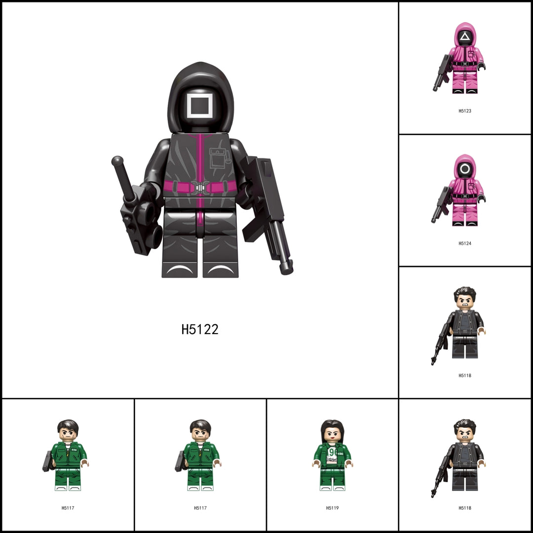 2025 New Squid Game Figure Building Blocks
